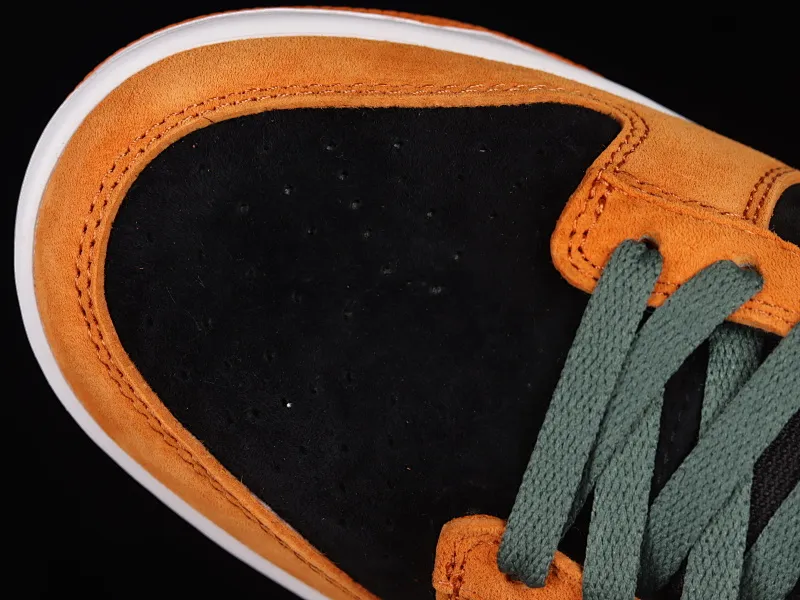 All categories Nk SB Dunk series Nk SB Dunk Low low-top sneakers N version NK SB Dunk Low SP "Ceramic" carrot yellow and black SB low-top casual sports skateboard shoes DA1469-001